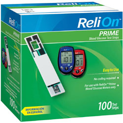 relion prime test strips